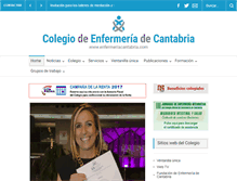 Tablet Screenshot of enfermeriacantabria.com